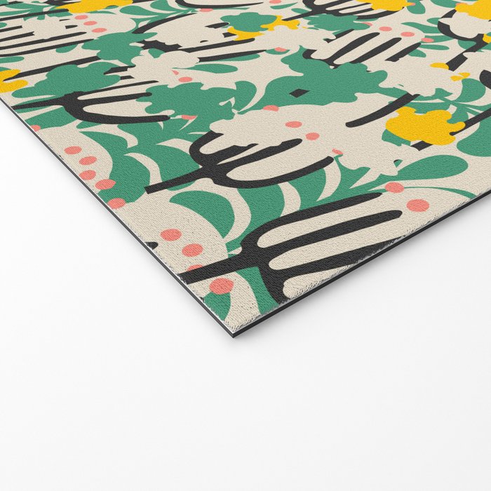 BAZAAR MAXIMA BLOSSOM Welcome Mat Gallery Image 2