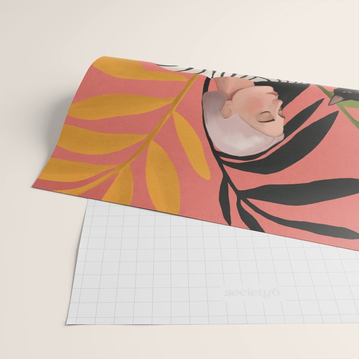 The Cat and the Calm Wrapping Paper Gallery Image 2