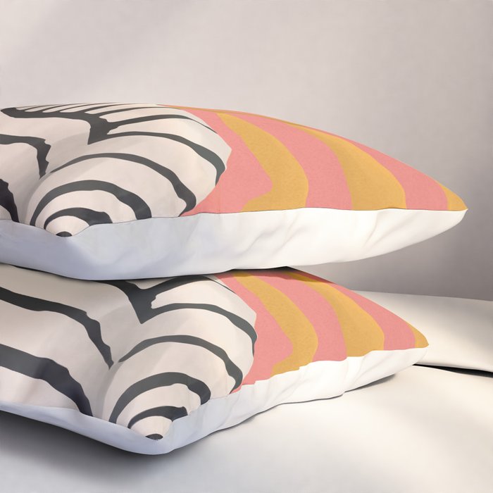 The Cat and the Calm Pillow Sham Gallery Image 3