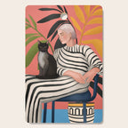 The Cat and the Calm Cutting Board Gallery Image 1