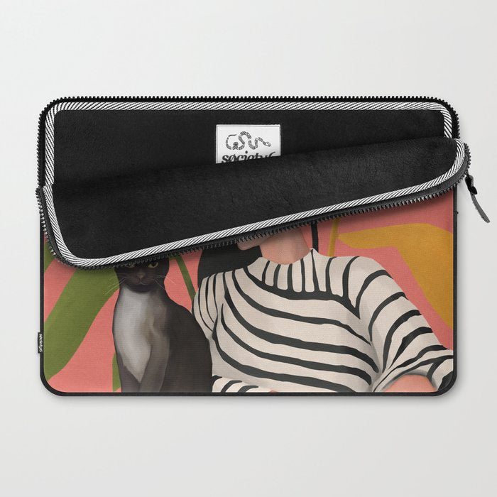 The Cat and the Calm Laptop Sleeve Gallery Image 2