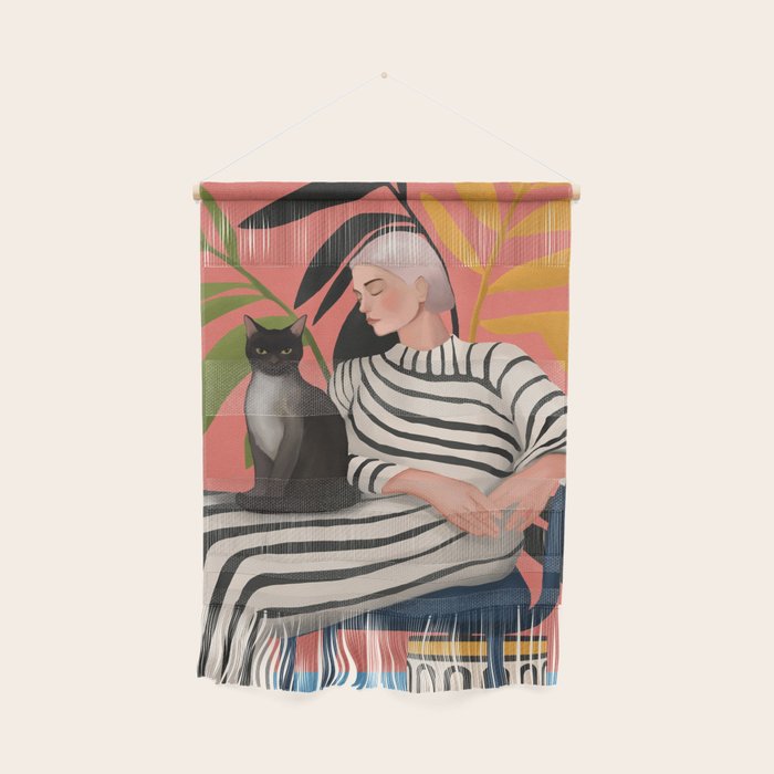 The Cat and the Calm Wall Hanging Gallery Image 1