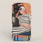 The Cat and the Calm iPhone Case Gallery Image 1