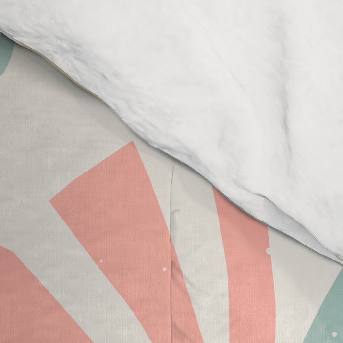 Colorful abstract nature organic shape pattern  Comforter Gallery Image 4