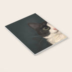 Tuxedo Cat Portrait Notebook Gallery Image 3