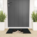 Tuxedo Cat Portrait Welcome Mat Gallery Image 3