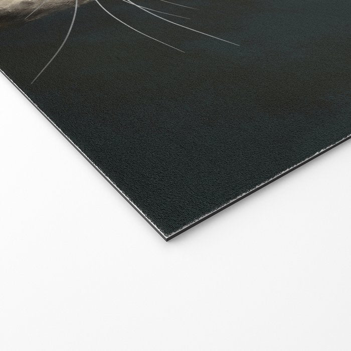Tuxedo Cat Portrait Welcome Mat Gallery Image 2