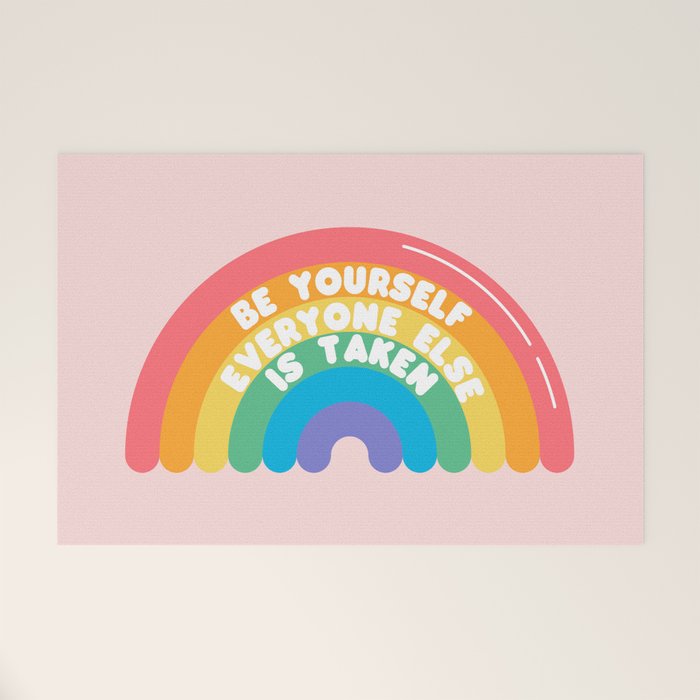 Be Yourself Everyone Welcome Mat Gallery Image 1