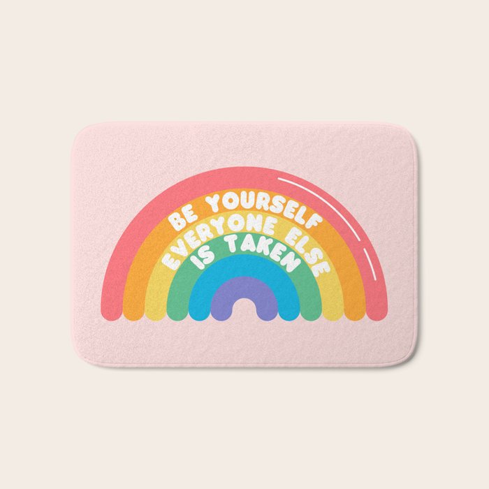 Be Yourself Everyone Bath Mat Gallery Image 1