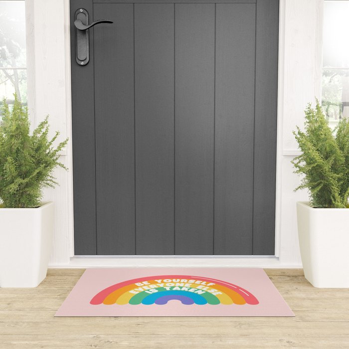 Be Yourself Everyone Welcome Mat Gallery Image 3