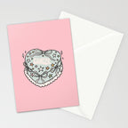 Cancer Heart Cake Stationery Card Gallery Image 2