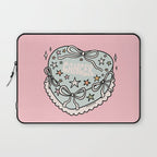 Cancer Heart Cake Laptop Sleeve Gallery Image 1