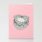 Cancer Heart Cake Stationery Card Gallery Image 2