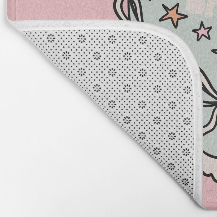 Cancer Heart Cake Bath Mat Gallery Image 2