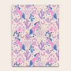 Desert Unicorn - pink and ultramarine  Notebook Gallery Image 4