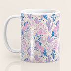 Desert Unicorn - pink and ultramarine  Coffee Mug Gallery Image 3