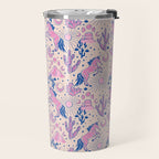 Desert Unicorn - pink and ultramarine  Travel Mug Gallery Image 2