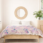 Desert Unicorn - pink and ultramarine  Duvet Cover Gallery Image 3