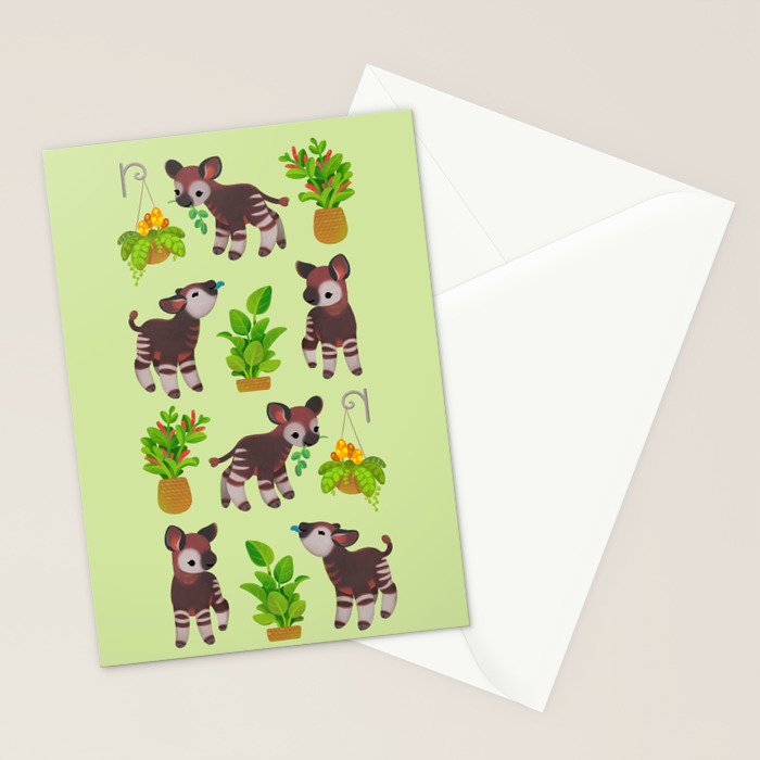 Okapi Stationery Card Gallery Image 2
