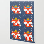 Cute christmas fox in the snow Wallpaper Gallery Image 2