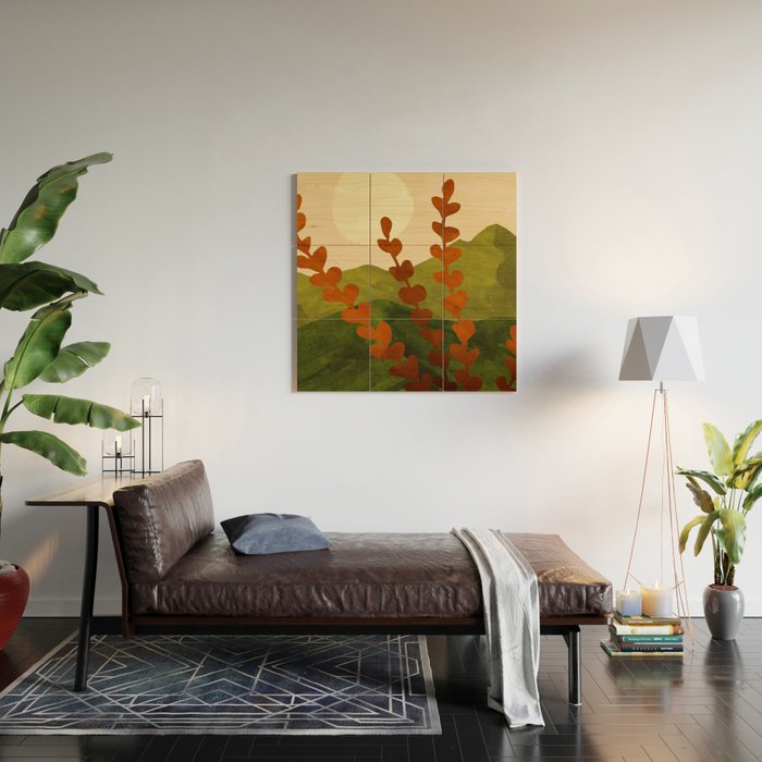 Oahu Morning Impressionist Landscape Painting Wood Wall Art Gallery Image 2