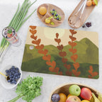 Oahu Morning Impressionist Landscape Painting Cutting Board Gallery Image 2
