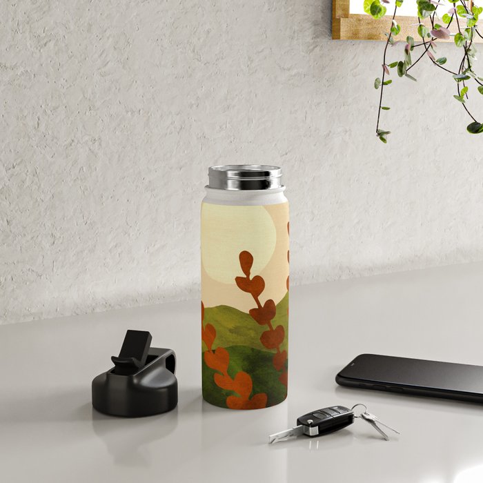 Oahu Morning Impressionist Landscape Painting Water Bottle Gallery Image 4
