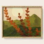 Oahu Morning Impressionist Landscape Painting Serving Tray Gallery Image 1