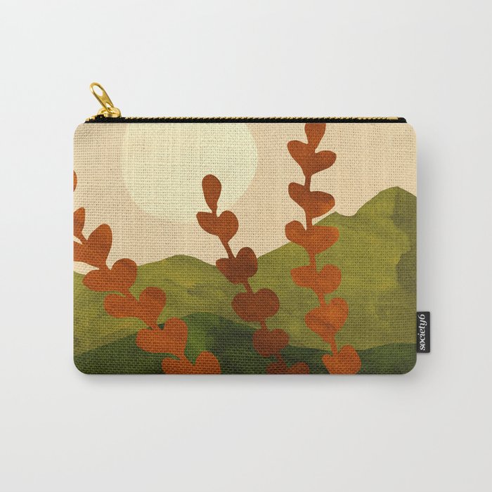 Oahu Morning Impressionist Landscape Painting Carry All Pouch Gallery Image 1