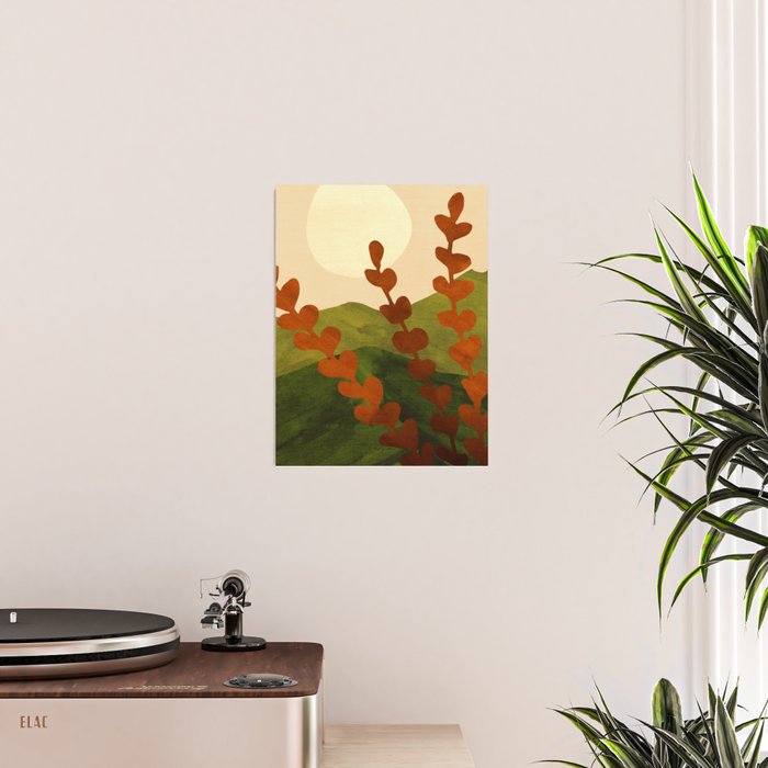 Oahu Morning Impressionist Landscape Painting Poster Gallery Image 2