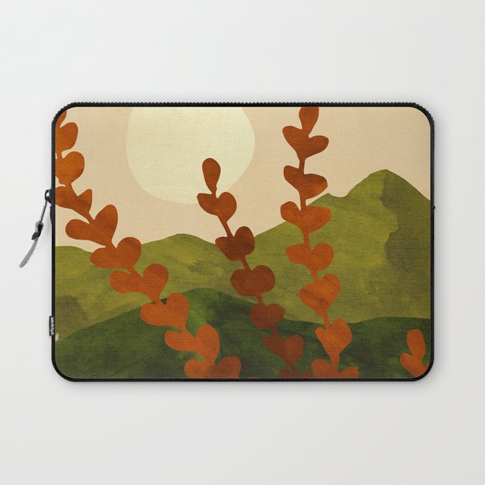 Oahu Morning Impressionist Landscape Painting Laptop Sleeve Gallery Image 1