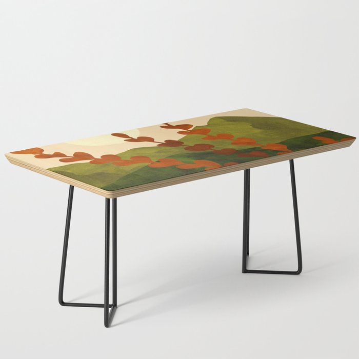 Oahu Morning Impressionist Landscape Painting Coffee Table Gallery Image 1