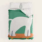 Poodle dog on skateboard Duvet Cover Gallery Image 6