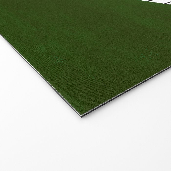 lines and wave (green) Welcome Mat Gallery Image 2