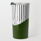 lines and wave (green) Travel Mug Gallery Image 3