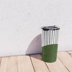 lines and wave (green) Travel Mug Gallery Image 4