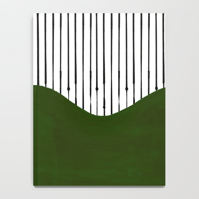 lines and wave (green) Notebook Gallery Image 4