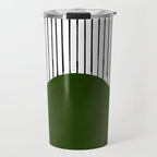 lines and wave (green) Travel Mug Gallery Image 1