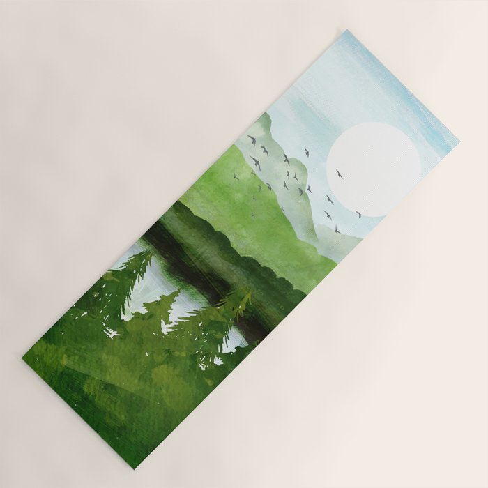 Forest Morning Yoga Mat Gallery Image 1