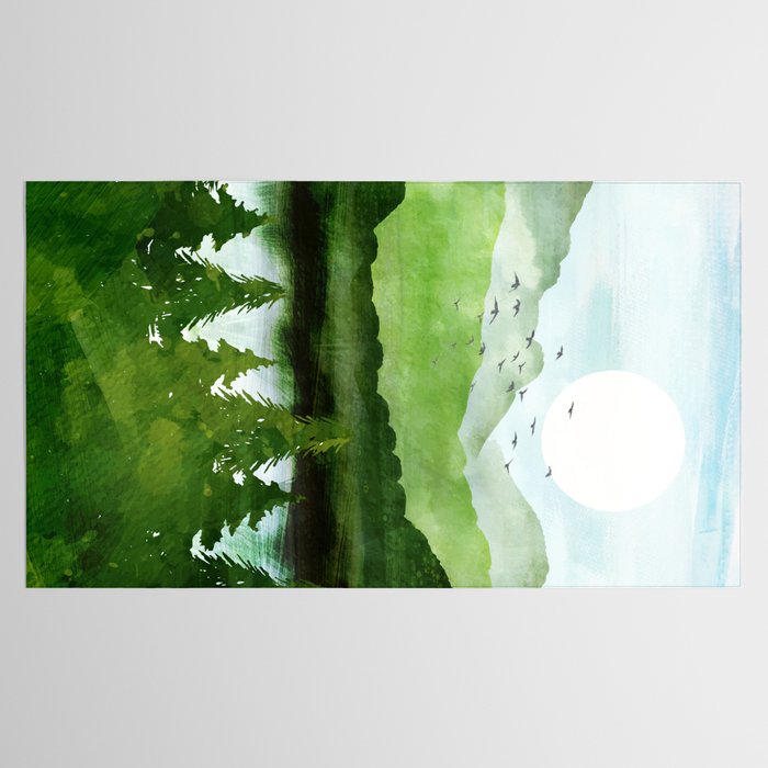 Forest Morning Tablecloth Gallery Image 2