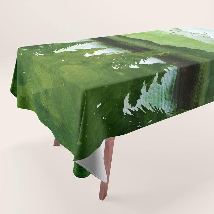 Forest Morning Tablecloth Gallery Image 1