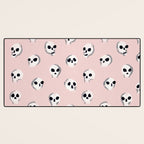 Spooky Skulls - Blush Desk Mat Gallery Image 3