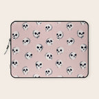 Spooky Skulls - Blush Laptop Sleeve Gallery Image 1