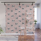 Spooky Skulls - Blush Wall Mural Gallery Image 1