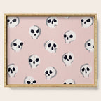 Spooky Skulls - Blush Serving Tray Gallery Image 1