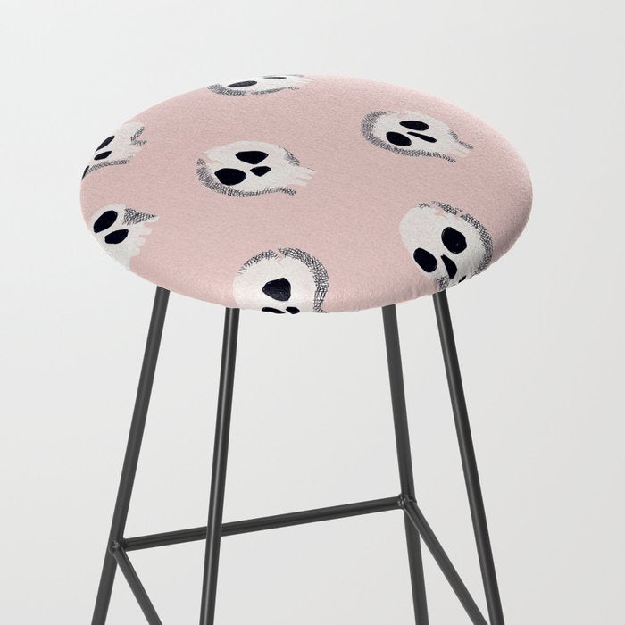 Spooky Skulls - Blush Stool Gallery Image 2