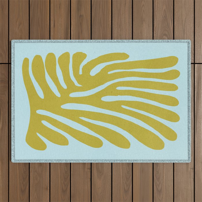 Earls Green & Onahau: Matisse Paper Cutouts 11 Outdoor Rug Gallery Image 1