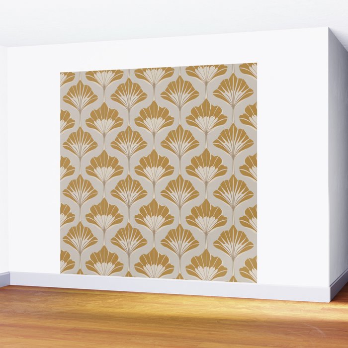 Golden Age Leaves Wall Mural Gallery Image 2