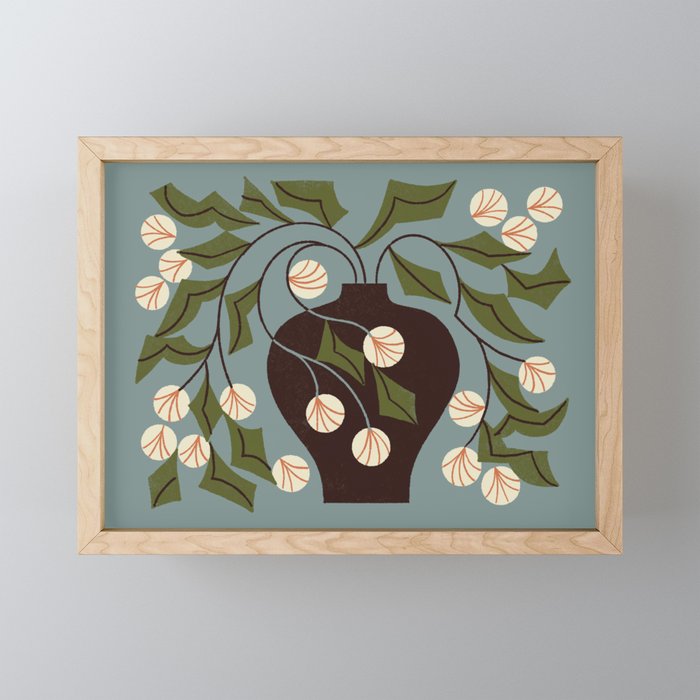 Unruly Bouquet Drawing Mini Art Print Gallery Image 1
