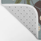 Unruly Bouquet Drawing Bath Mat Gallery Image 2